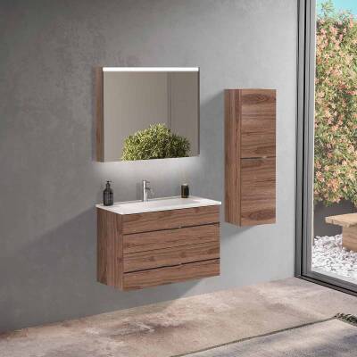 BADELLA Bathline 5585 V33 Banyo Dolabı 85 cm - 1