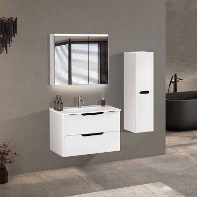 BADELLA Belen 5585 V31 Banyo Dolabı 100 cm - 1