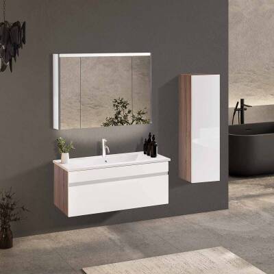 BADELLA Maya 39100 V31 Banyo Dolabı 100 cm - 1