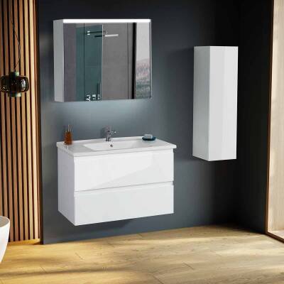 BADELLA Maya 55100 V31 Banyo Dolabı 100 cm - 1