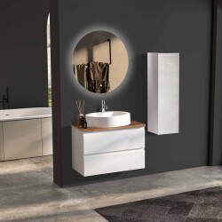 BADELLA Maya 5585 V33 Banyo Dolabı 85 cm - 1