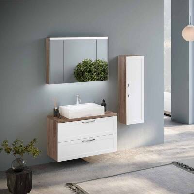 BADELLA Mobelco 55100 V31 Banyo Dolabı 100 cm - 1