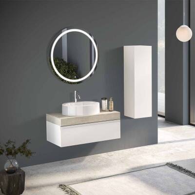 BADELLA Moderno 28100 V31 Banyo Dolabı 100 cm - 1