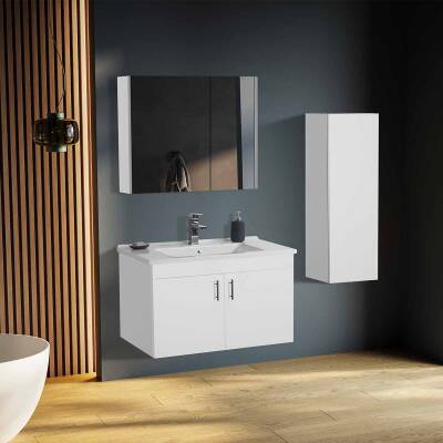 BADELLA Parite 5585 V32 Banyo Dolabı 85 cm - 1