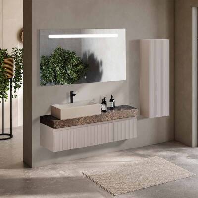 BADELLA Royal 28120 V32 Banyo Dolabı 120 cm - 1