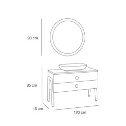 FYM Arkadya Banyo Dolabı 120 cm - 2