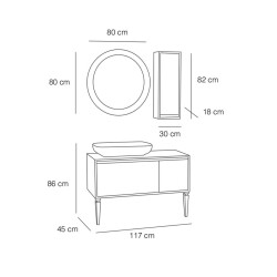 FYM Gilan Banyo Dolabı 120 cm - 2