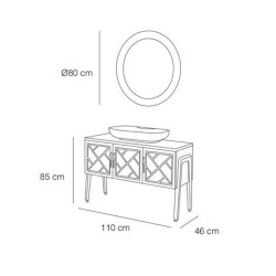 FYM Supra Banyo Dolabı 110 cm - 2